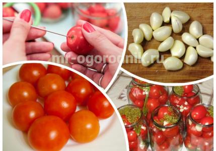 Sweet pickled tomatoes for the winter - a selection of simple and tasty recipes